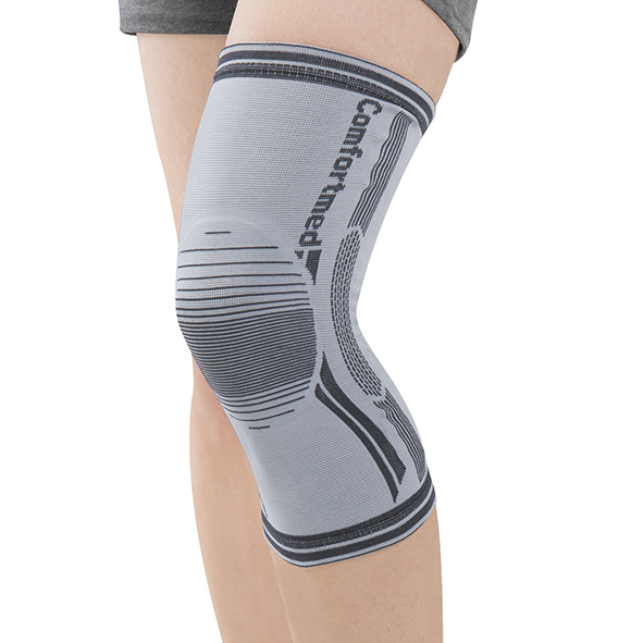 CO-7031  Jacquard Knee Support with pad & 2 spiral stays