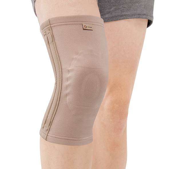 CO-7033  Elastic Knee Support with pad & 4 spiral stays