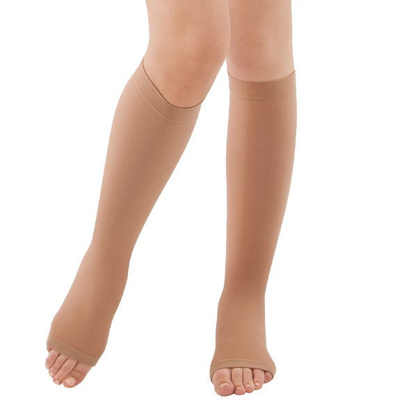 CO-8006 Knee Stockings, Open Toes
