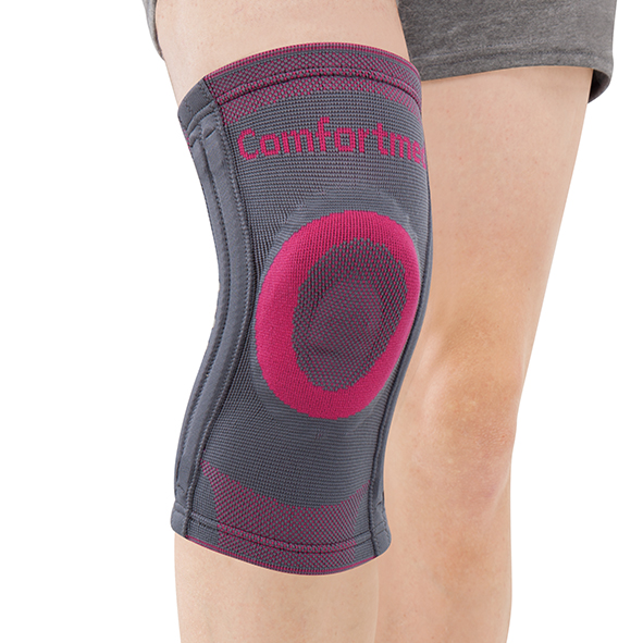 CO-7030 Pattern Knee Support with pad & 4 spiral stays