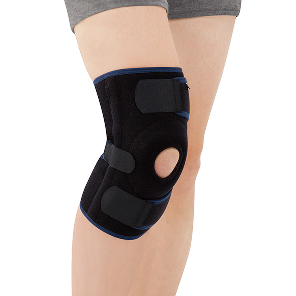 CO-7009  Airprene Open Knee Support with 2 spiral stays