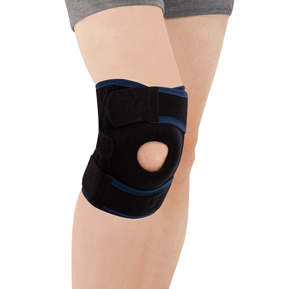 CO-7011  Airprene Open Knee Support with 2 spiral stays